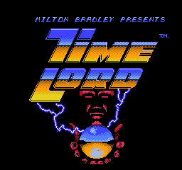Time Lord title screen for NES